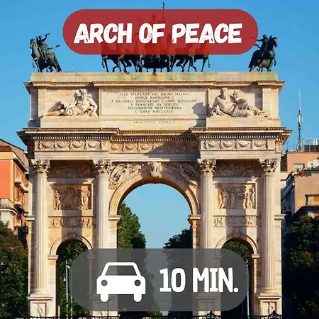 Apartman 5' From Corso Sempione Elegant