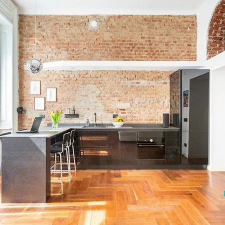 Apartment Loft Design Center, Shopping Area, Ac, Wifi, Subway M1 And M2, Airport Connected Milan