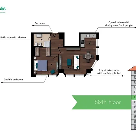 Apartamento San Babila Tower With Panoramic Terrace Overlooking Duomo By Rentopolis *