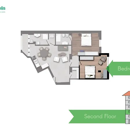 Spacious 2bdr With Balcony Arco-sempione Area, By Rentopolis *