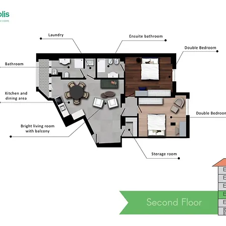 Spacious 2bdr With Balcony Arco-sempione Area, By Rentopolis *