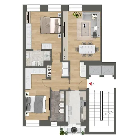 アパート Palazzo Fontana Duomo View Golden House