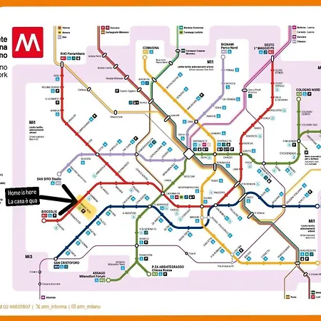 Bilocale In Bande Nere-metro Rossa Duomo Apartment *