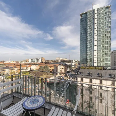 Lägenhet La Vista Sulla Citta - 8vo Piano Attico Mozzafiato Milano