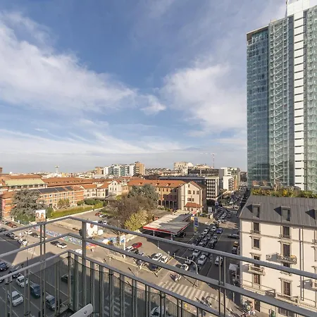 La Vista Sulla Citta - 8vo Piano Attico Mozzafiato Lägenhet Milano