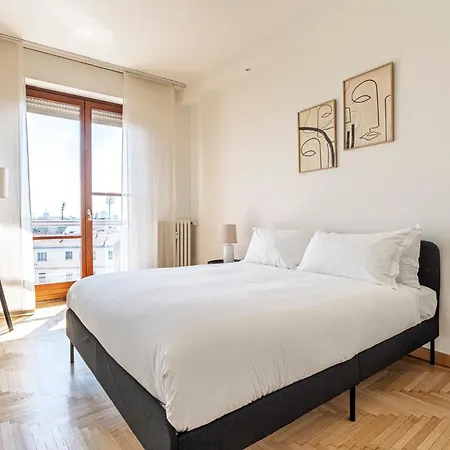 Ampio Trilocale Panoramico Ad Arco Della Pace Apartman Milánó
