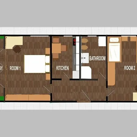 شقة Sunny Terrace 2 Bedrooms