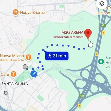 Santa Giulia Terrace - 15 Mins Center *