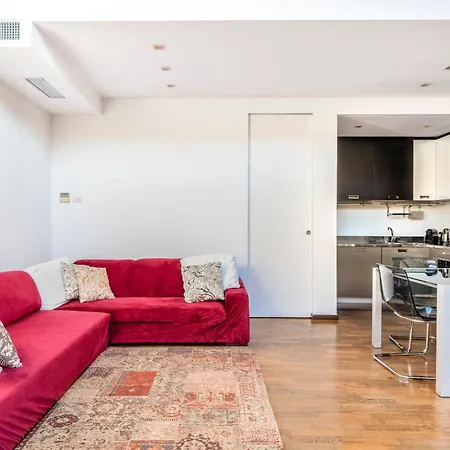 Apartmán Red Lofty - Parcheggio Privato - 2 Fermate Da Rho Fiera, Mico E Bovisa *