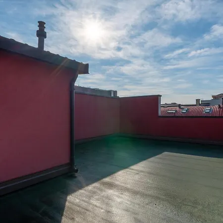 Red Lofty Milano - Fashion Week - Executive Loft - Private Parking Lägenhet Milano