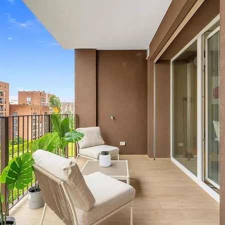 شقة Airy With Balcony & Garage By Ndp Rent