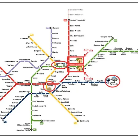 Apartment 2 Min To Metro - 12 Min To Station And Duomo - Quiet