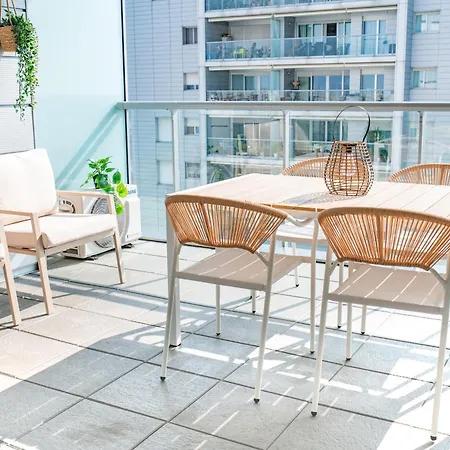 Panoramic Terrace 16th Floor Private Parking Apartman Milánó