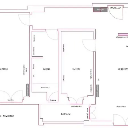 דירה 10 Min - Bright & Modern, Up To 5 Beds מילאנו