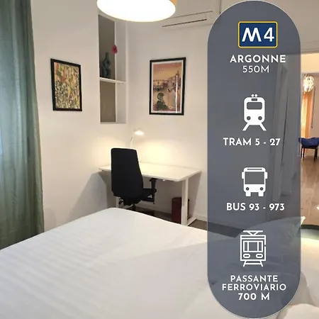 M4 - Private Garage - Linate Airport - Self Checkin - Lomellina - Milanoflats * ミラノ