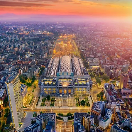 Park Towers 17 - Design - Large Terrace - Ac Апартаменты Милан