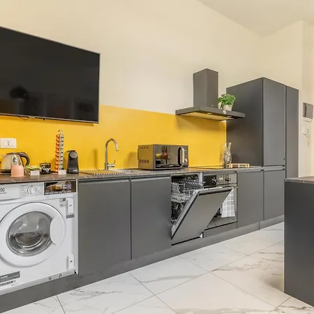 3 Min Da Metro - Relax E Collegamenti Per Olimpiadi 2026 - Marblenoir 아파트 밀라노