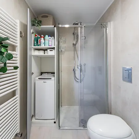 Navigli Panoramica Terrazzo Free Parking Ac Wifi 아파트 밀라노