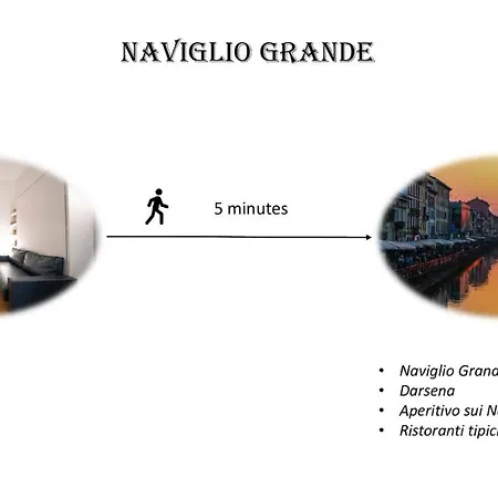 Sul Naviglio - Design Moderno E Comfort A Appartement