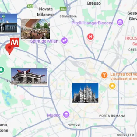 公寓 Falck 53 - Rho Fiera S Siro Centro Duomo - 4 Posti Letto - Parcheggio Gratuito 米兰