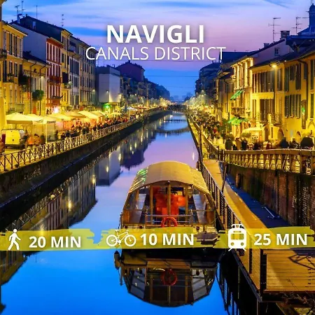 Navigli - Large And Modern With Air Conditioning