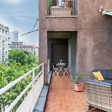 Terrazza Milanese - San Siro, Fiera & Life - Rinnovamento Facciata Palazzo In Corso 公寓