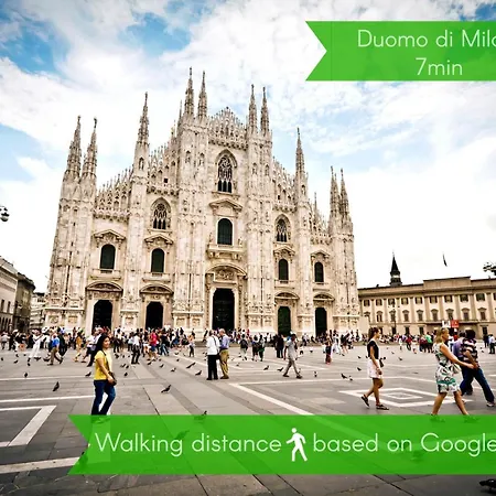 Lägenhet Bright & Chic 1bdr With Shared Rooftop Terrace In San Babila