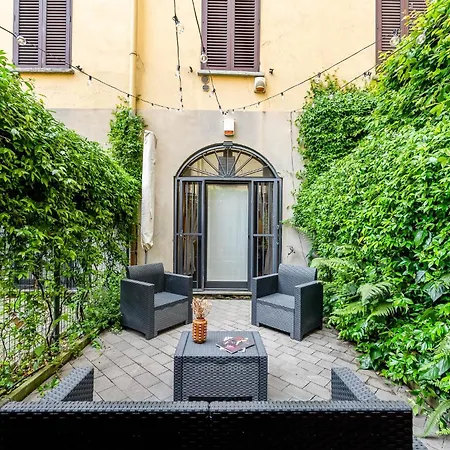 Apartment Loft With Private Garden At Navigli *
