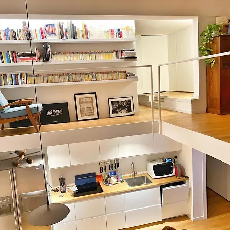 Design Loft In The Navigli-Forum Area With Private Parking Апартаменты *