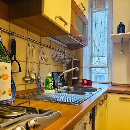 Duomo 15 Min - Navigli 10 Min - Luminoso, Wifi E Ac شقة ميلان