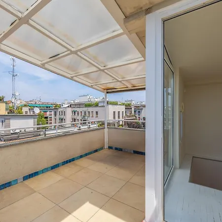 Milan Central Penthouse With Terraces, Jacuzzi & Garage