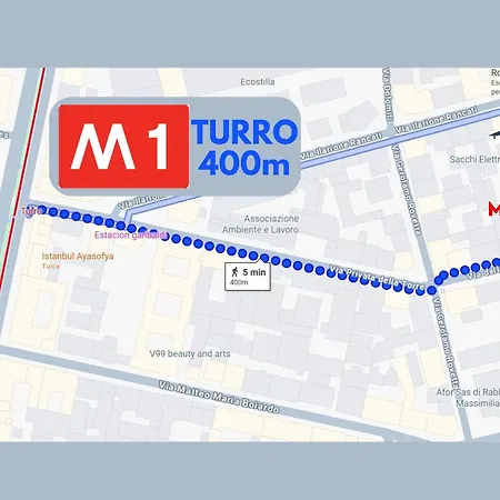 Milanoflats - Turro - M1 5minuti Lägenhet