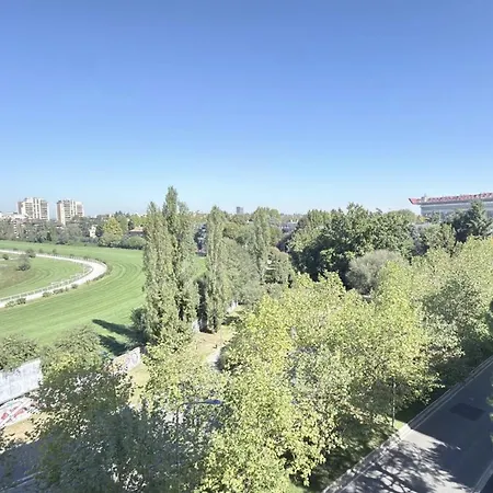 Fresh Nordic Flat With Balcony - San Siro Stadium
