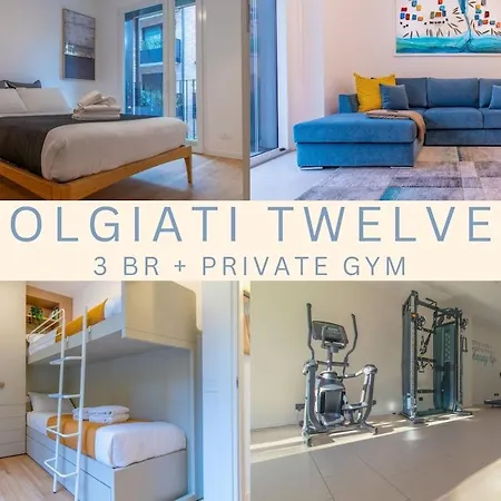 Olgiati Twelve - 3 Charming Bedrooms&gym Milano