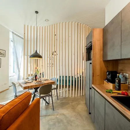 Lägenhet Private Garden & Metro 2 Min - Wooden Wave Flat Milano
