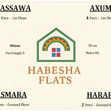 Habesha Flats - A Quiet Retreat Just Steps From The Metro M1 *