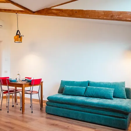 Luminosa Mansarda Con Travi In Legno *