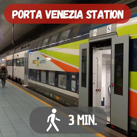 5 Walk From Porta Venezia Station, With 2 Bedrooms