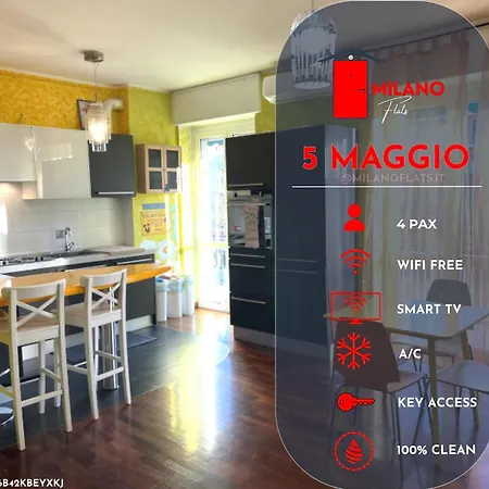 Apartmán Rho Fair Certosa - 5maggio - Wififree & Balcony - Milanoflats *