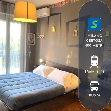 Rho Fair Certosa - 5maggio - Wififree & Balcony - Milanoflats Lägenhet Milano