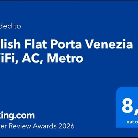 Stylish Flat Porta Venezia - Wifi, Ac, Metro *