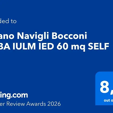 דירה Navigli Bocconi Naba-iulm-self-60 Mq מילאנו
