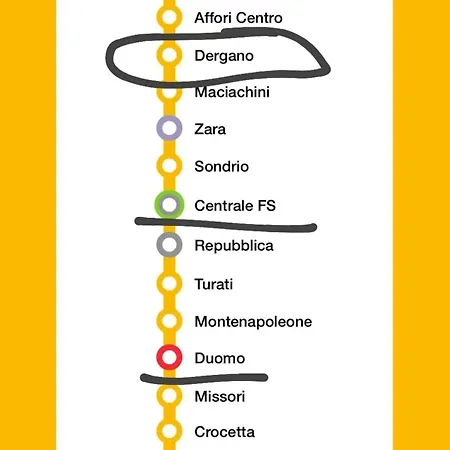 Angolo Verde, Metro Dergano * ميلان