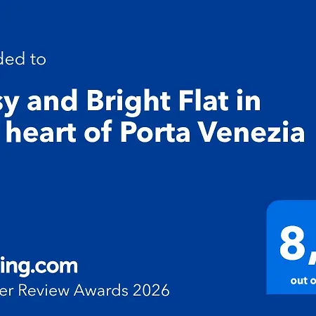 Apartmán Cosy And Bright Flat In The Heart Of Porta Venezia *