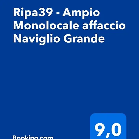 아파트 Ripa39 - Ampio Monolocale Affaccio Naviglio Grande 밀라노