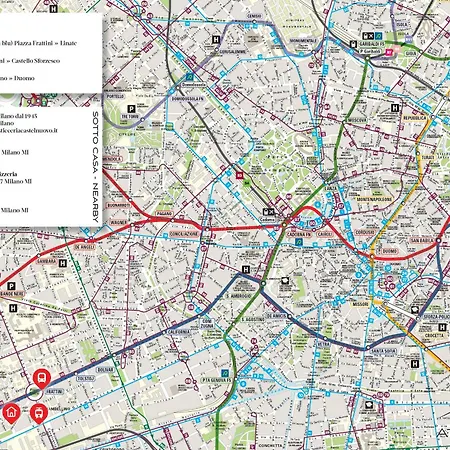 公寓 Attico Lux - Trilocale Con Garage Metropolitana Blu