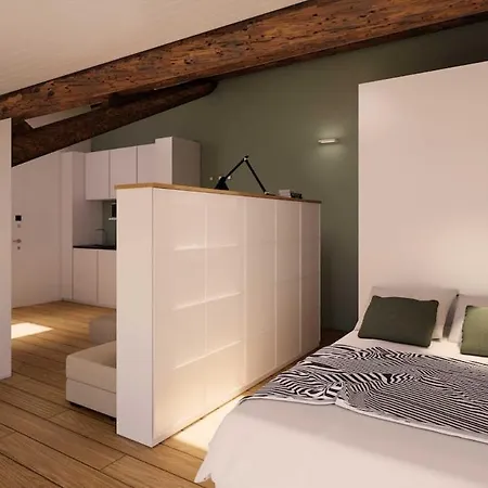 Splendida Mansarda Via Solferino In Brera *