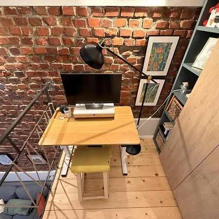 Stylish Nolo Loft - Workstation In A 1910 Charm Lägenhet Milano