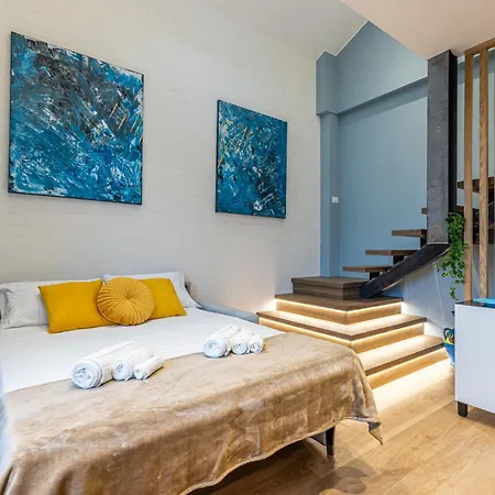 Navigli Duplex Elegante Con Vista Canale 公寓