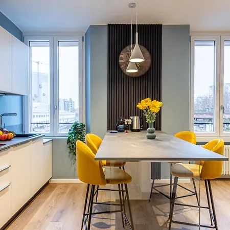 Navigli Duplex Elegante Con Vista Canale * 米兰